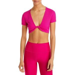 Vibrant Pink Women's Crop Top